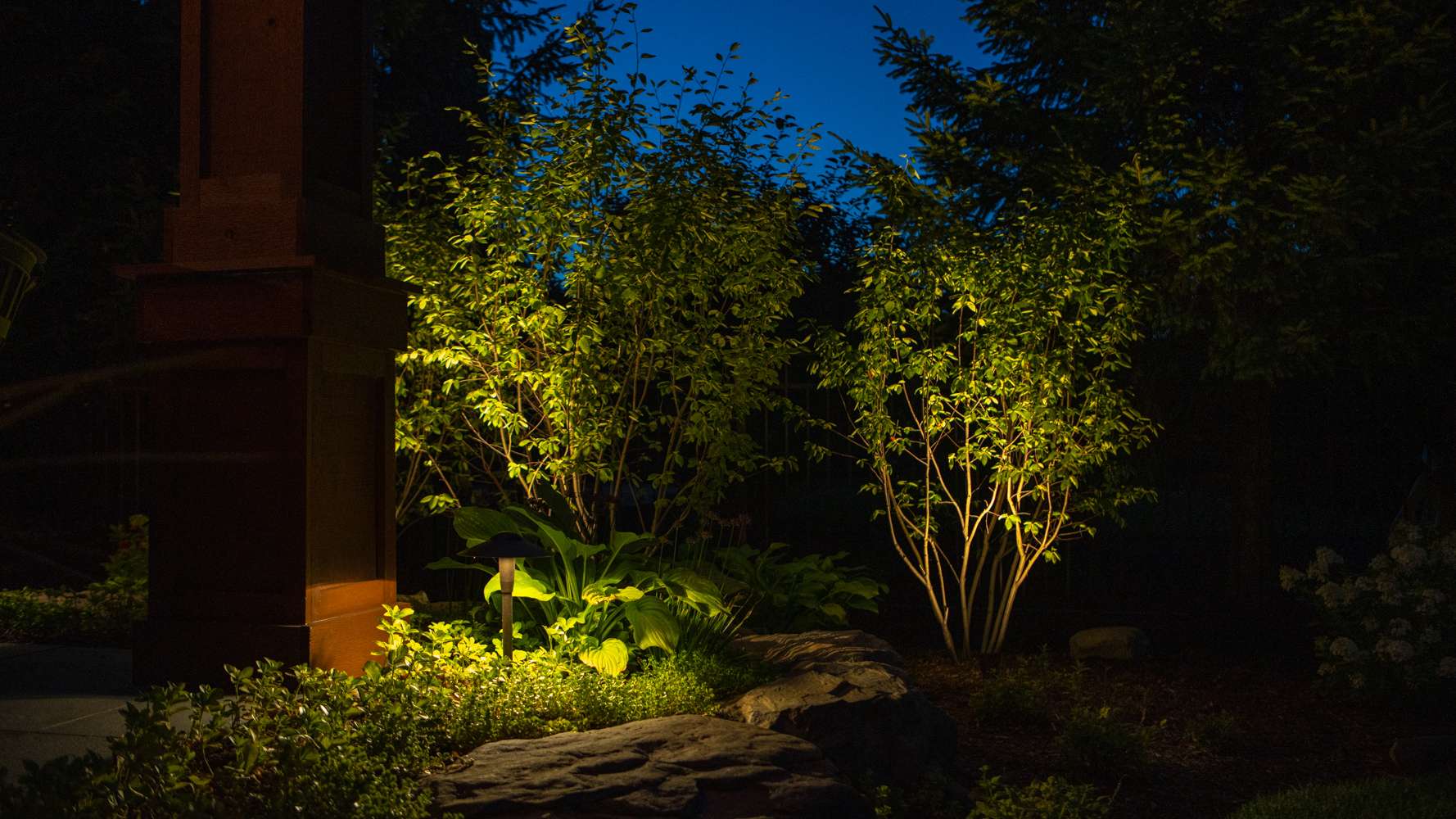 Uplighting vs. Downlighting How to Choose Your Landscape Lighting