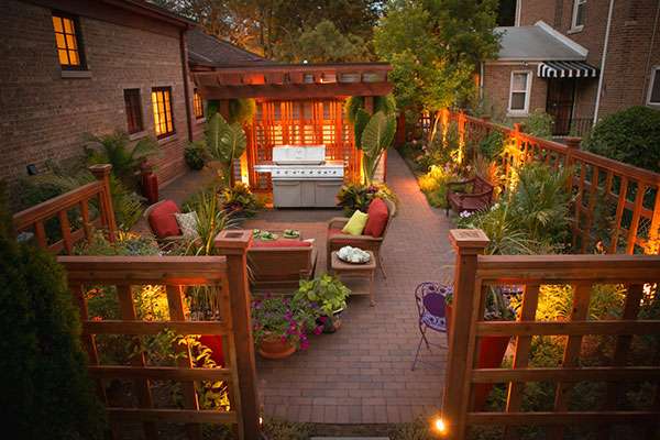 Small landscaping design